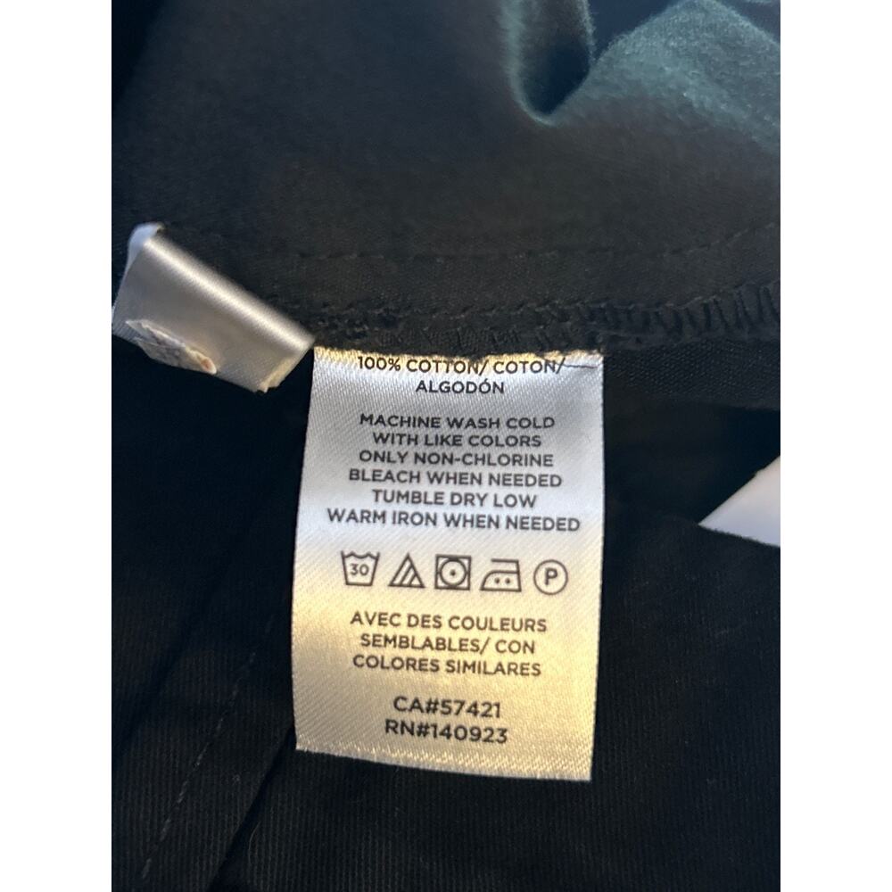 Ann Taylor Loft Shorts Size 14 Black 6" Short Inseam Casual Everyday Chinos - Picture 11 of 12